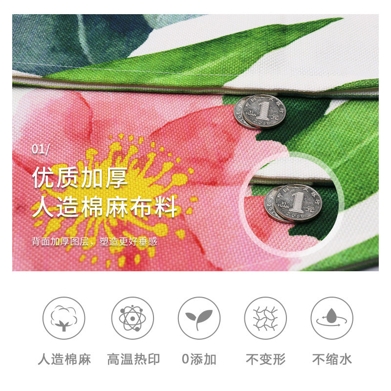 免打孔高档北欧门帘布艺简约隔断帘卧室家用厨房过道欧式风格半帘
