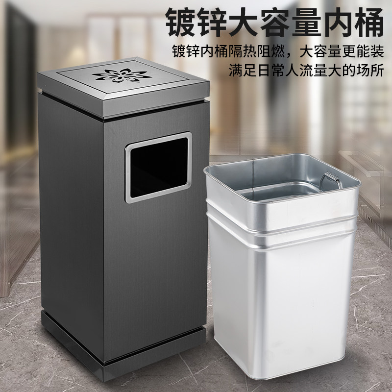 商用豪华大垃圾桶欧式创意酒店大堂垃圾桶走廊电梯口垃圾果皮箱
