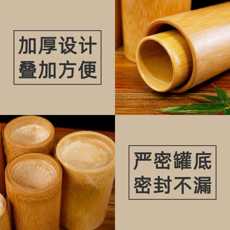 竹罐拔罐中医专用罐点火棒竹筒罐筒子真空竹子罐美容院家用全套装