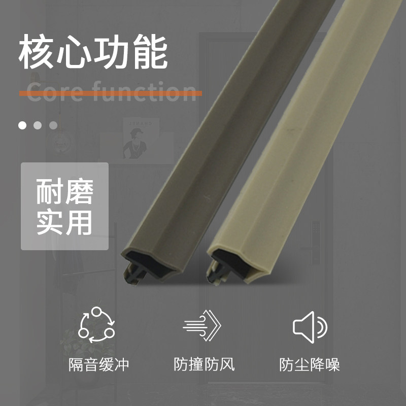 卡槽木门缝密封条卧室门房门隔音神器静音门框压条防风保暖挡风条