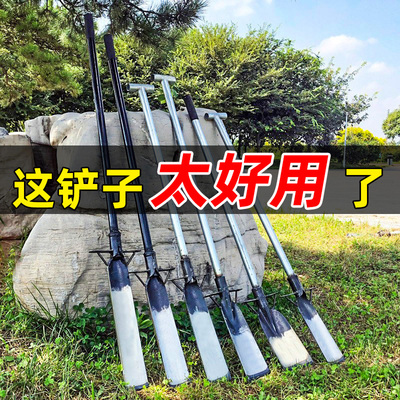 铁锹锰钢加厚铲子农用户外开沟神器断根起苗专用锹园林种植树工具