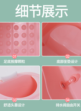 泡澡桶浴桶家用全身大人沐浴盆儿童洗澡桶网红加厚泡澡汗蒸神器