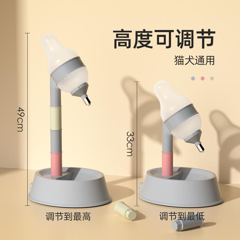 狗狗喝水器不湿嘴宠物水壶悬挂式可调节防打翻猫咪兔子喂水饮水机