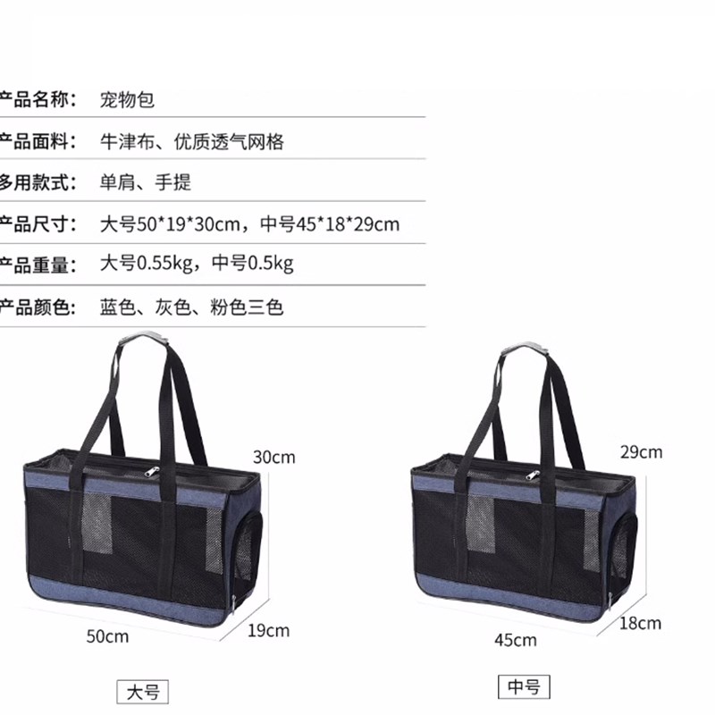 猫包狗狗双肩包夏季手提包泰迪外出便携式旅行包大容量背包宠物包图片