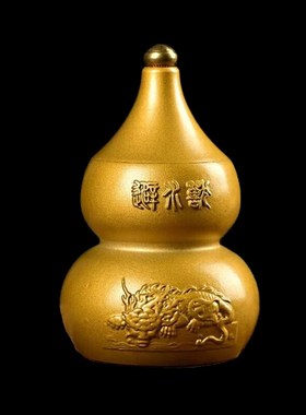 纯铜避水兽葫芦摆件客厅装饰鲤鱼净秽化污化解厕所镇水兽乔迁礼物