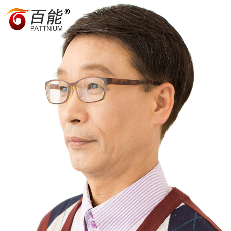 中老年男士花白款假发男款短发灰花白短直发整顶假发套逼真透气款