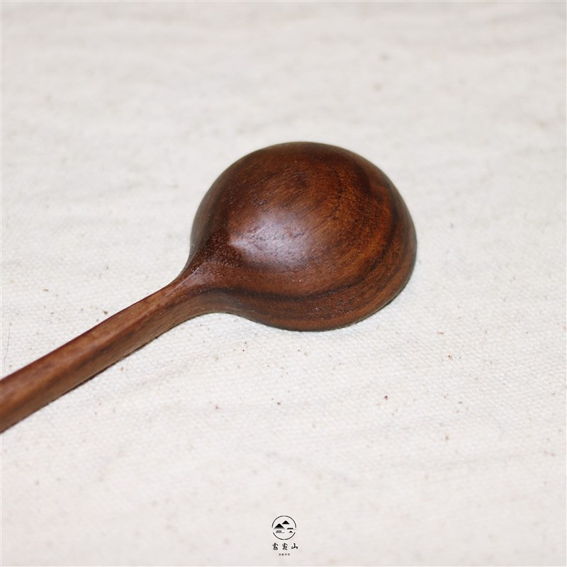 手工木作木器木勺长柄勺搅拌勺汤匙器皿/雾霾山