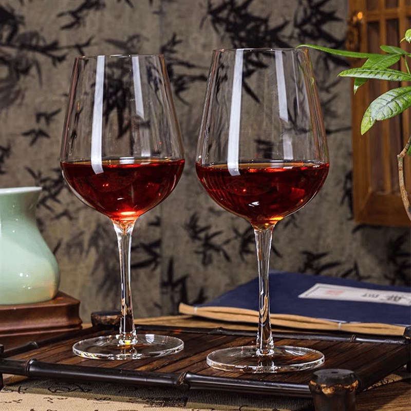 东海原矿工艺水晶红酒杯手工制作欧式高脚杯葡萄酒杯高档送礼套装