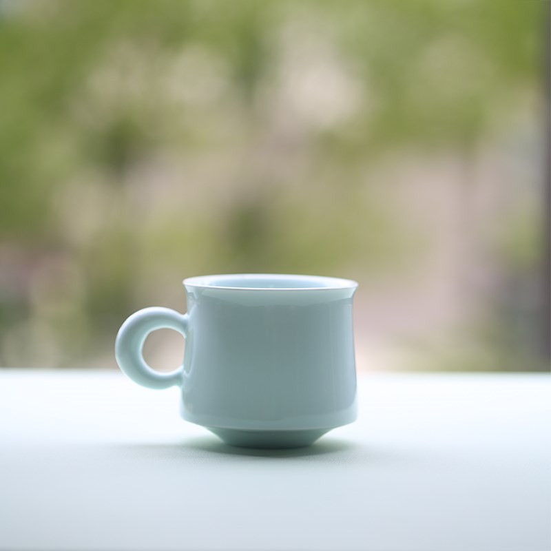 子木恐龙图案马克杯玲珑陶瓷儿童水杯男生日礼物杯子景德镇咖啡杯