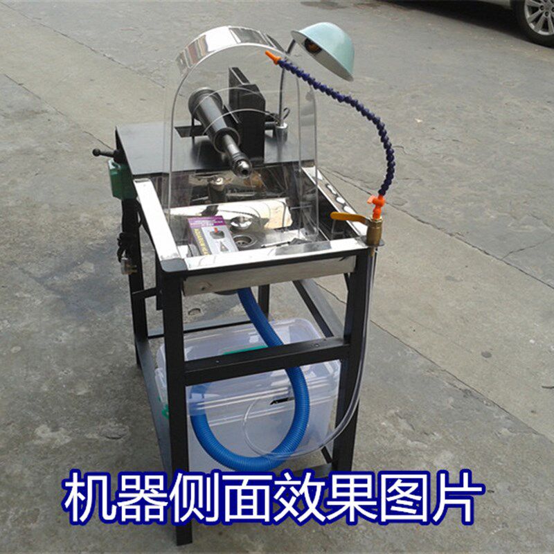 绿松石抛光打磨万能机 大主轴打胚横机 宝石打磨机械玉雕设备