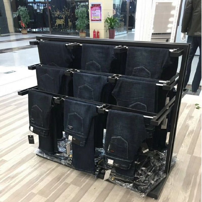 服装货架展架 双面裤梯 裤子展架 服装店衣架 裤架