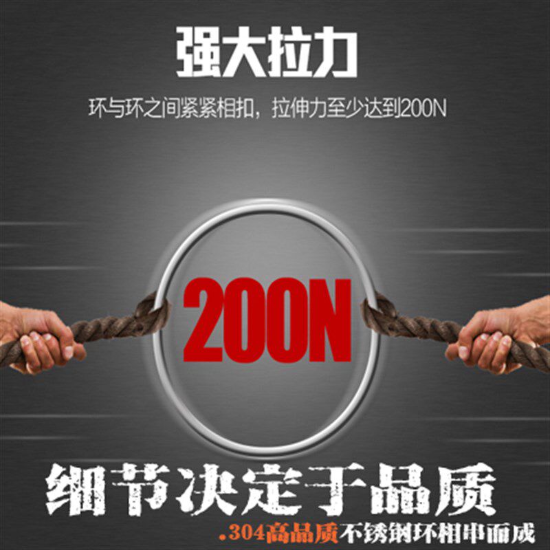 防割手套五指钢丝手套防切割电锯屠宰裁剪验厂杀鱼金属铁手套劳保