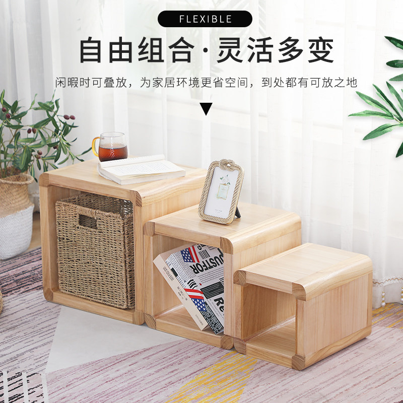 实木矮凳电视柜回形凳换鞋凳矮凳收纳凳儿童坐凳创意实木小矮凳