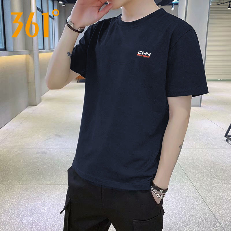 361运动短t恤男2026夏季新款圆领纯棉短袖男士休闲上衣552524116