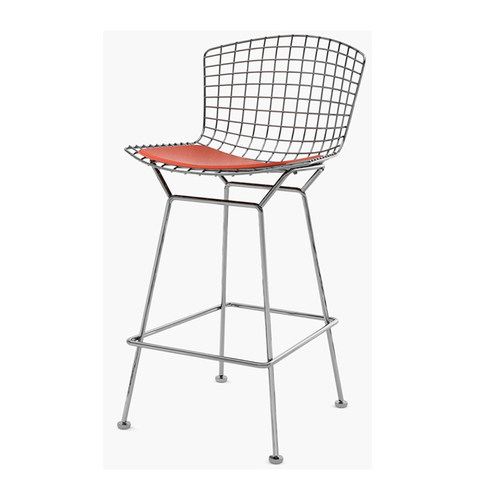 北欧酒吧椅金属网铁线高脚凳铁艺吧台椅工业椅子Bertoia Barstool