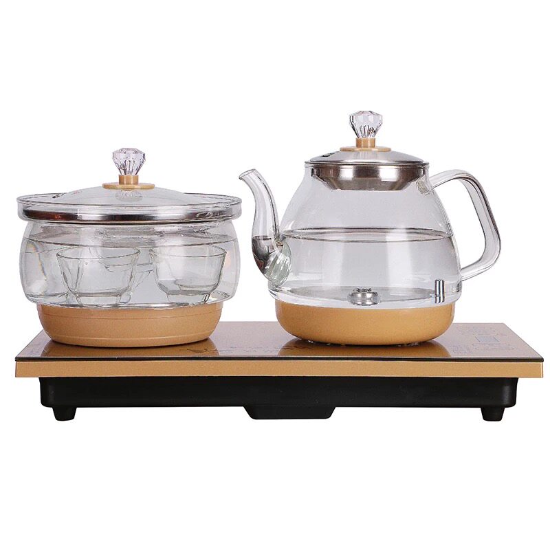 客厅家用全自动上水功夫玻璃冲泡茶器茶具电炉煮茶壶套装2026新款