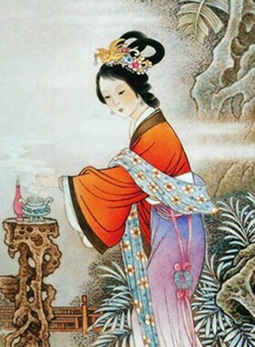 景德镇 瓷板画 四条屏 四大美女 美女图 四条屏 瓷画 陶瓷艺术品