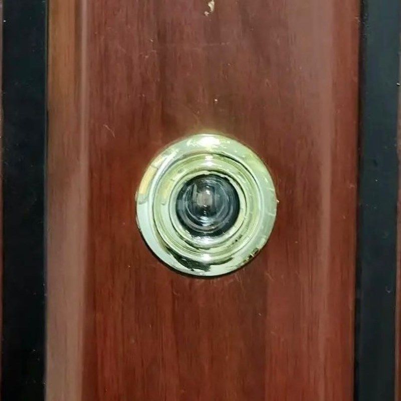 防盗门管径27mm工程款猫眼通用型防盗门猫眼家用塑料门镜猫眼