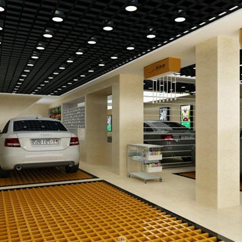 开洗车店整店输出:1车位整套设备洗车产品排水格栅灯光