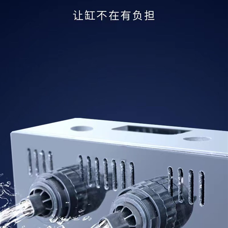 炫丽海水金晶超白专业水族箱海水鱼缸珊瑚缸底滤缸高清玻璃静音