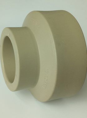 灰色PP-R冷热水管接头32 40 50 63变径直接75 异径套 大小头 直通