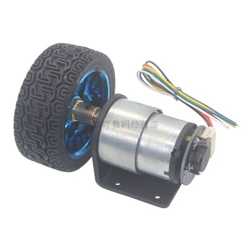 JGB37-520霍尔编码器直流电机 四驱平衡智能小车 DC6V 12V小马达
