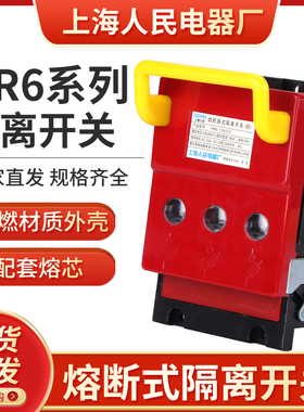 HR6-63A 100A 160A 250A400A630A熔断器式隔离开关 刀熔开关紫铜