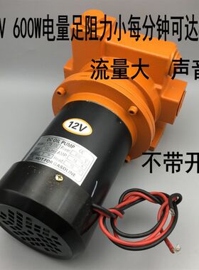 大流量自吸柴油泵 抽油泵 电动泵AC220V DC12V 24V车载油泵600W