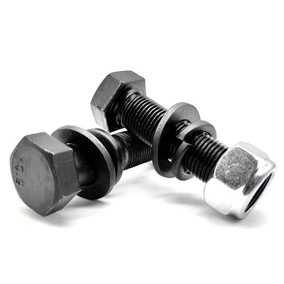 M24M27M30*1.5x2牙10.9级细牙外六角螺丝防松螺母垫片套装*50x60
