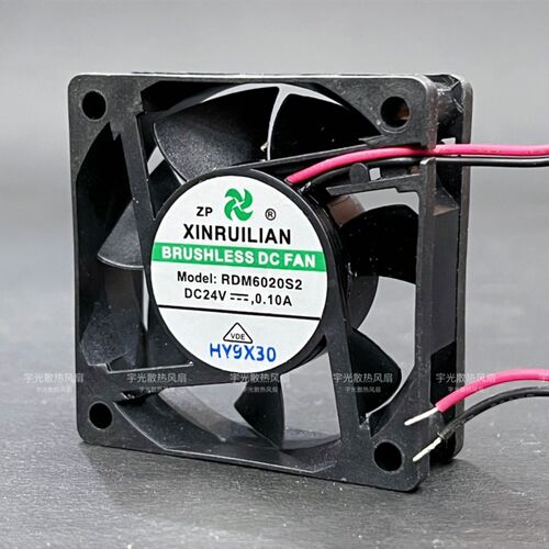 全新正品欣瑞联 RDM6020S2  24V 0.10A 6CM 6020 2线滚珠散热风扇