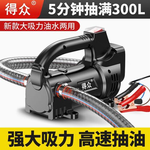 德国进口电动抽油泵小型12V24V220V伏柴油加油机正反抽油机自吸泵