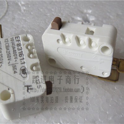 进口法国Crouzet微动开关16A250V 2脚按键轻触行程电饭锅开关常开