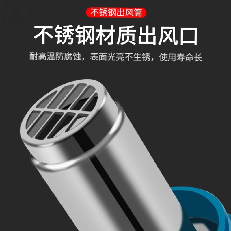 大功率高温暴风枪除雪枪电加热小型热风机工业石材烘干机冷热两用