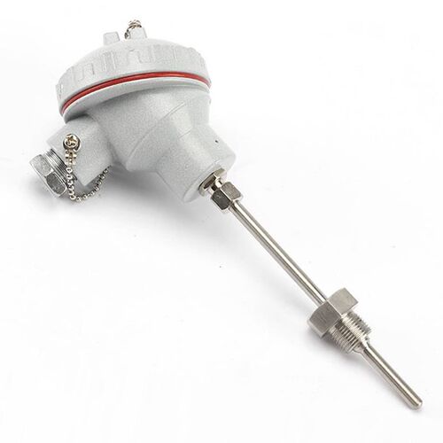 pt100温度传感器 wzpk一236 铠装热电阻 l=6*150MM 0-500 4分牙