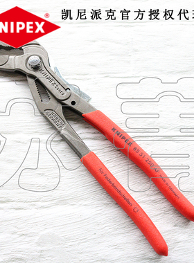 德国原装进口凯尼派克KNIPEX 管子卡箍钳8551250AF/85 51 250AF