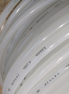 点胶机PE管 耐酸碱白色水管 内径7.5mm 外径10mm耐腐蚀PE管气管