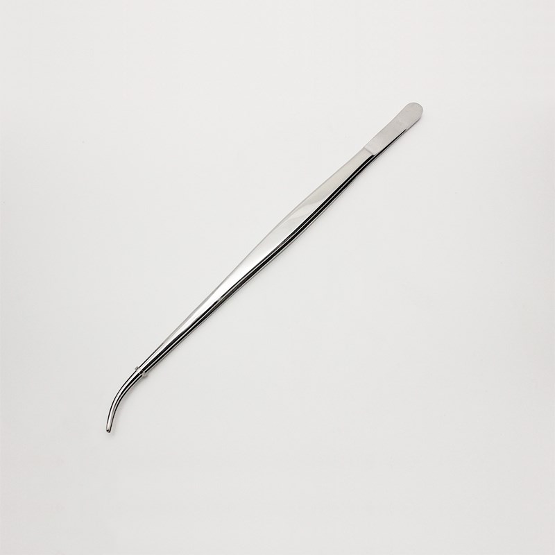 芯硅谷 C6099 420不锈钢水草镊子,弯头,水草夹,长度300mm