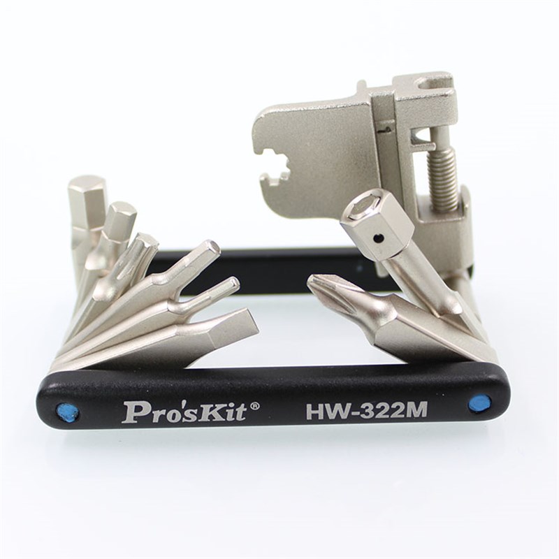 宝工 HW-322M 自行车 维修组合 工具修理螺丝批 多功能折叠工具
