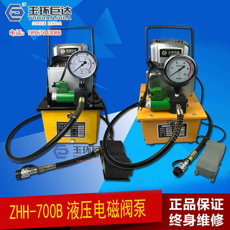 玉环巨达 直销电动液压泵超高压泵站,母线加工机液压泵ZHHB-700A