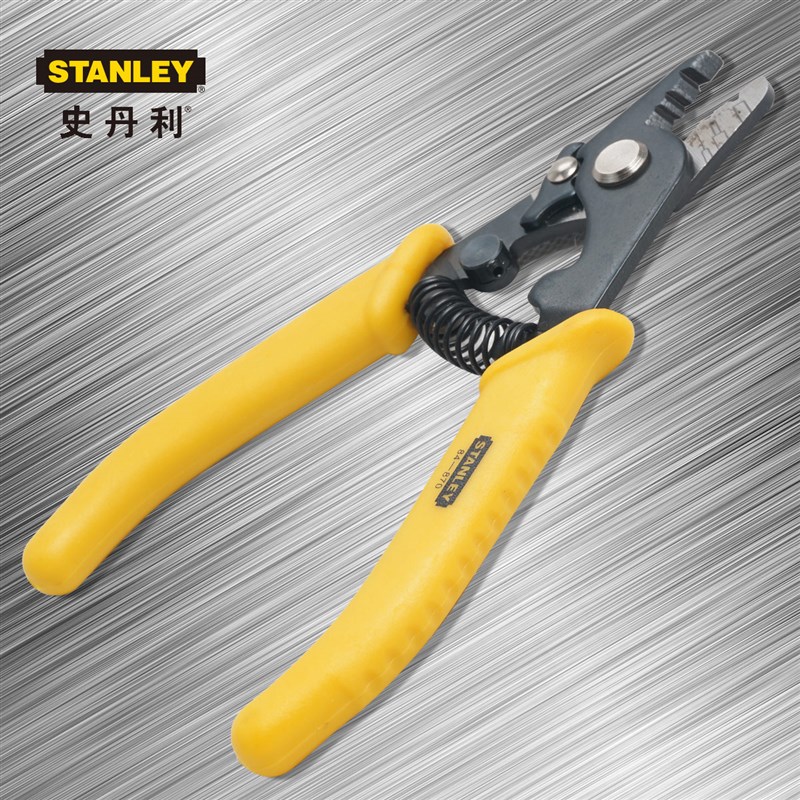 STANLEY/史丹利 光纤电缆剥皮钳剪线切割可调式 84-869-22/870
