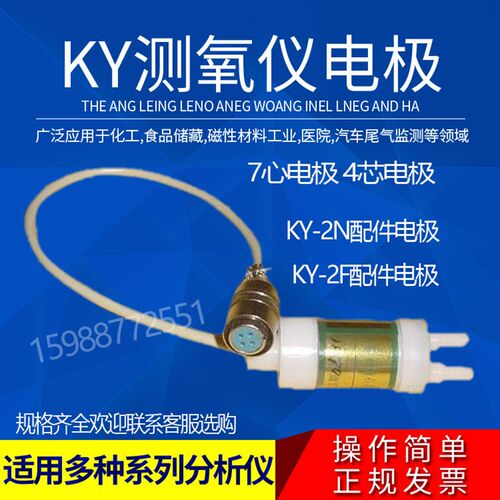 ky-2n氧电极ky-2f氧电极 七芯氧电极 建德市梅城电话分析仪器厂