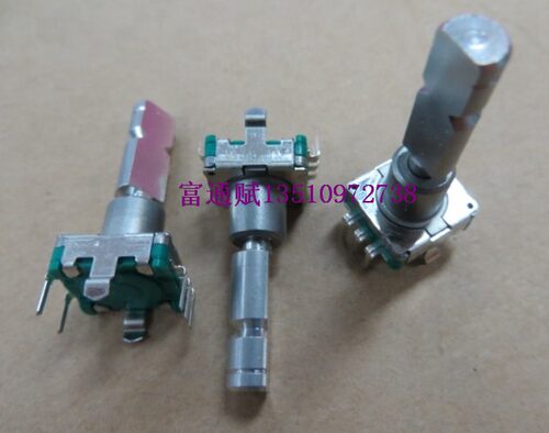 原装日本ALPS编码器EC11编码器脉冲开关360度18位24mm半轴带开关