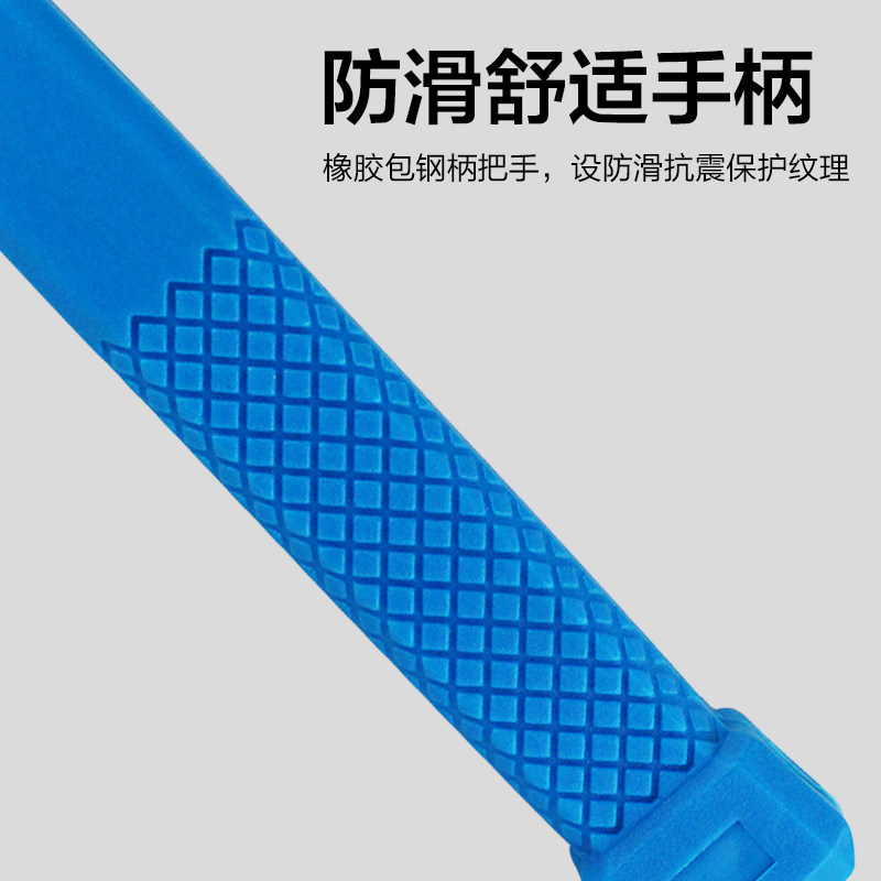 百锐无弹力锤橡瓷砖皮榔头安装锤子地板施工皮锤地砖拍打橡胶锤