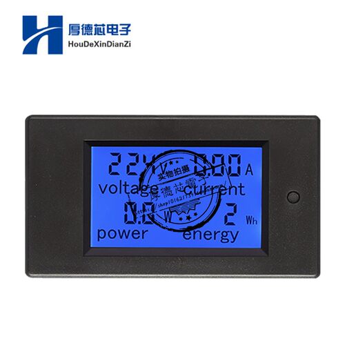 LCD 20A 交流80-260V 交流数字液晶 电压 电流伏特电流表面板电源