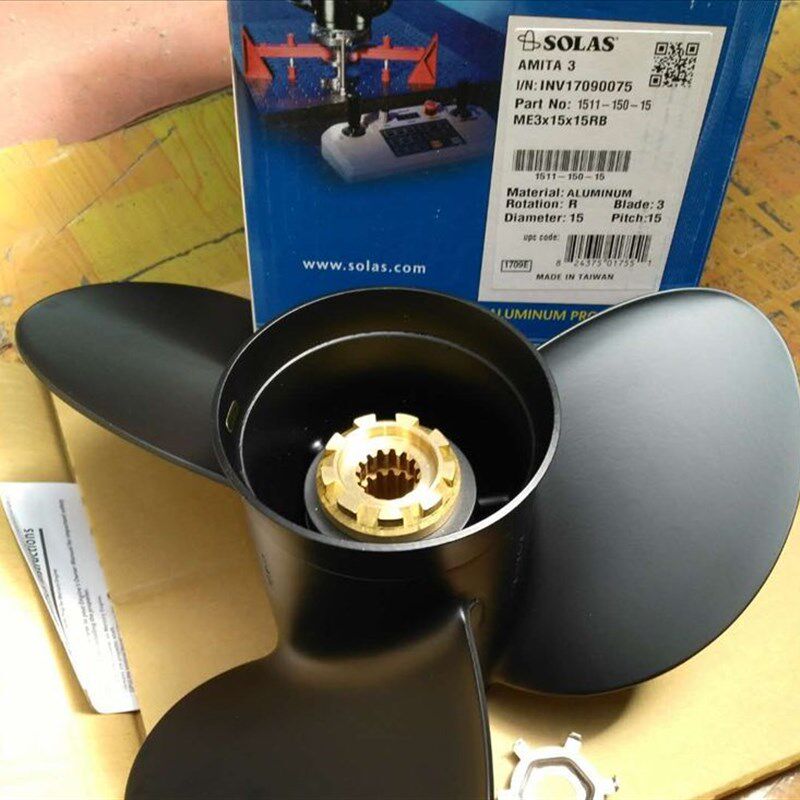 水星蓝标75-150-200匹15寸铝合金螺旋桨78116A45-15P台湾产SOLAS