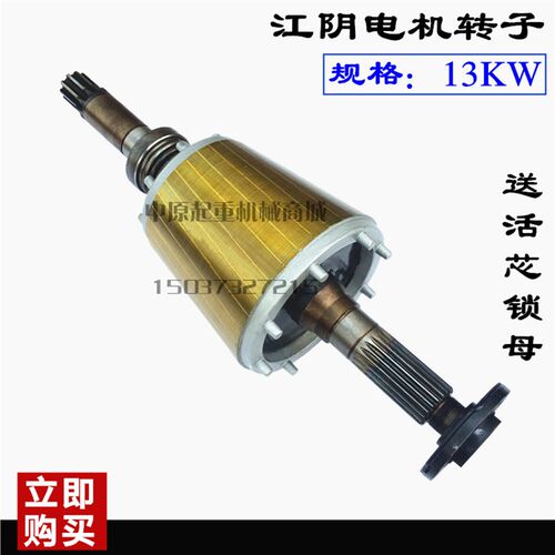 江阴电机配件  江阴电机转子 ZD31-4 3.0KW 电机轴转子及配件