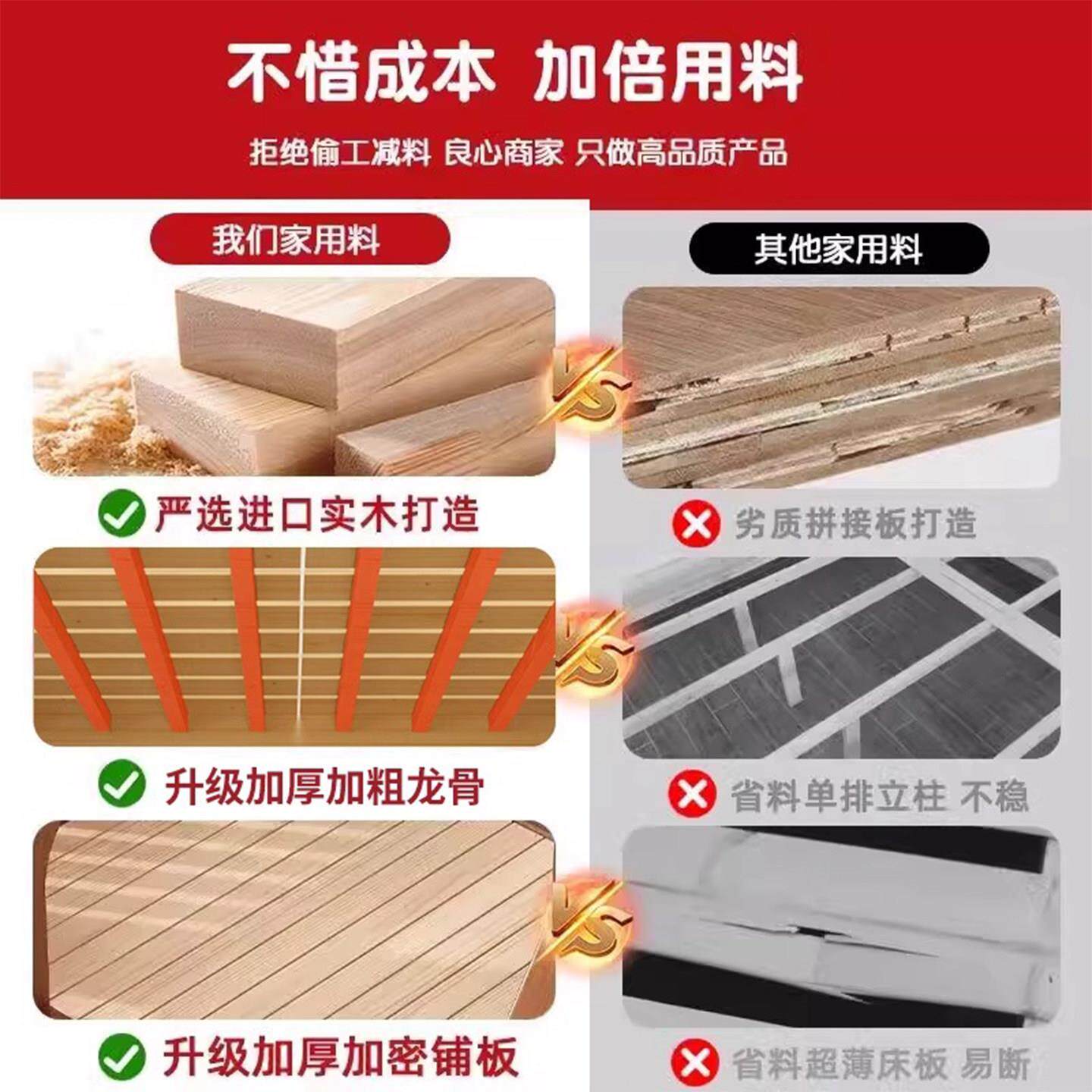 上下双层床多功能全实床儿木高低床童GU1床上大下铺子母床人两层