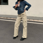 把Y2K腰臀比焊进了工装 裤 DNA ICVIBE 毛巾弹力料·拉链黄油工装