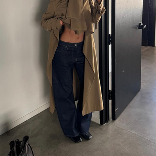 骗局·天丝不褪色原牛微弯刀中低腰牛仔裤 所有笔直 腿都是弯刀