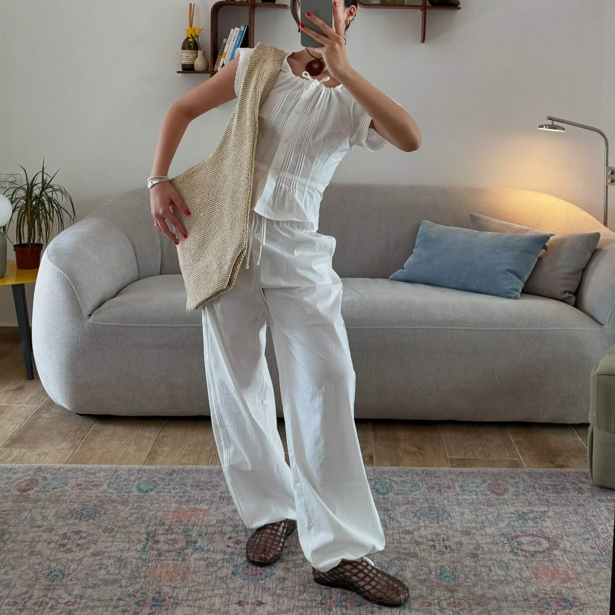 法式皂香·慵懒chill拿捏 衬衫+神裤懒人套装,女装/女士精品,时尚套装,淘宝优惠券,粉丝福利购,淘宝优惠卷